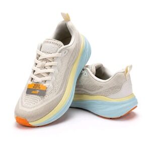 Avia Comfort Running Shoes Women's 7W Wide Width Odor Control NWT Beige